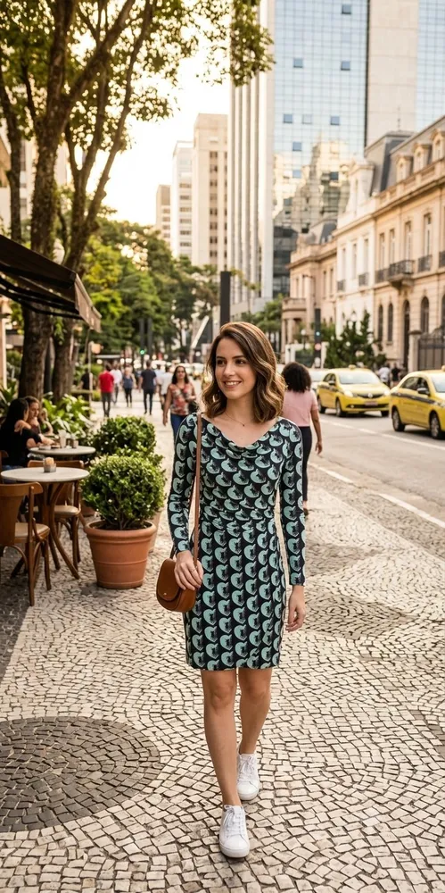 vestido diane von furstenberg seda