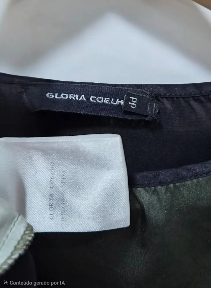 Vestido Gloria Coelho seda pura