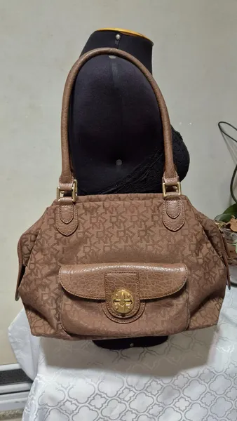 bolsa dkny original jacquard monograma