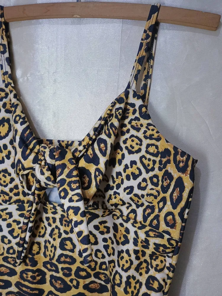 Vestido animal print