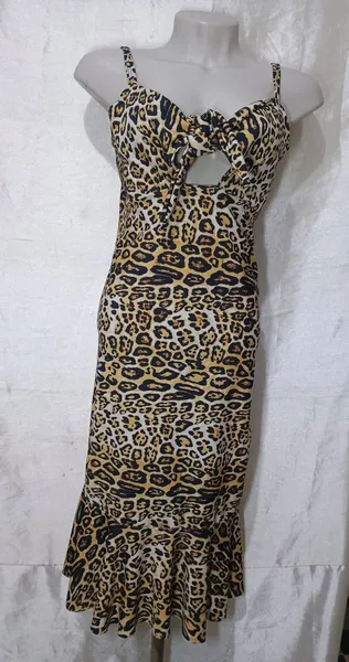 Vestido animal print