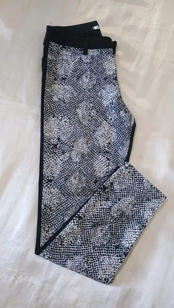 Calça cós alto Sarja