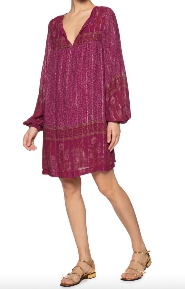 vestido/bata estampada maria filó