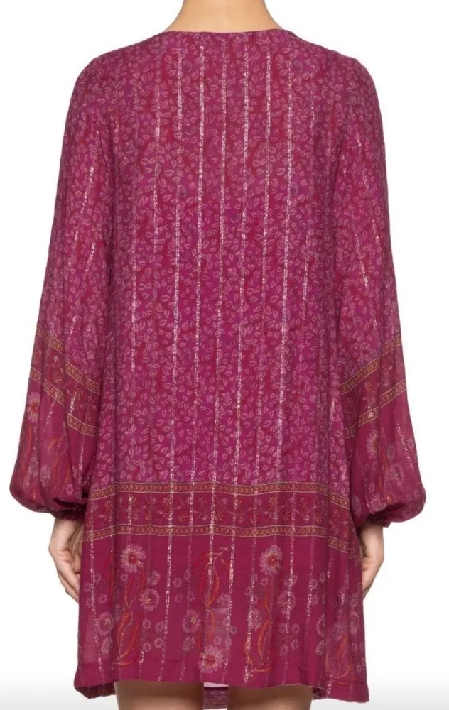 vestido/bata estampada maria filó