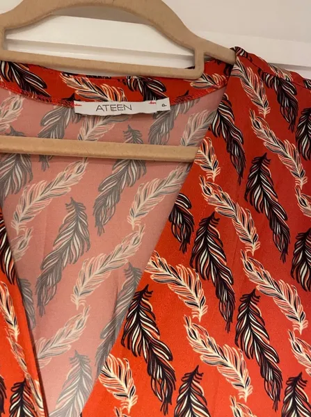 vestido estampado ateen