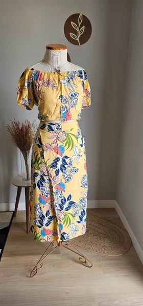 Conjunto Cropped e Saia Longa/ GG