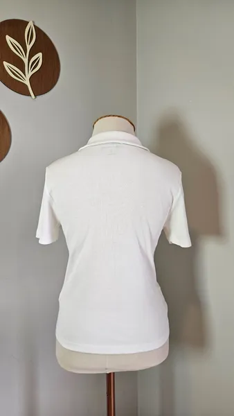 Camiseta Polo Branca / M
