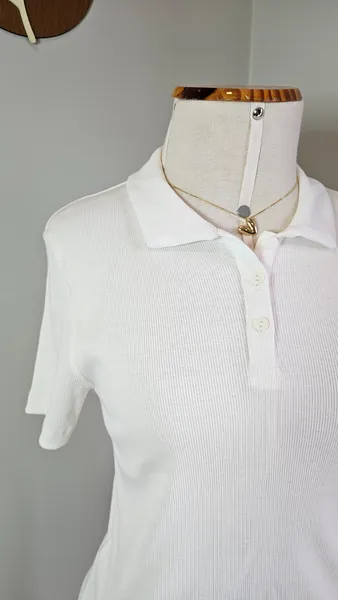 Camiseta Polo Branca / M