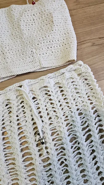 Conjunto de crochê