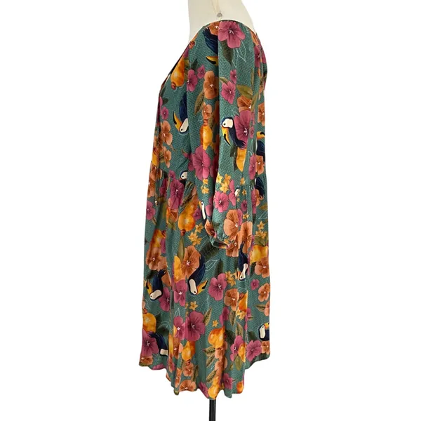 Vestido estampado da Lunnae.       G