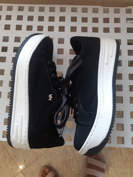 tênis feminino via marte plataforma nobuck