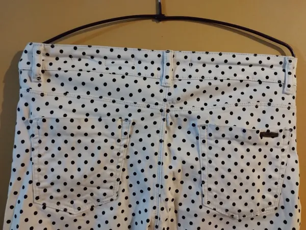 Calça skinny Zara poá