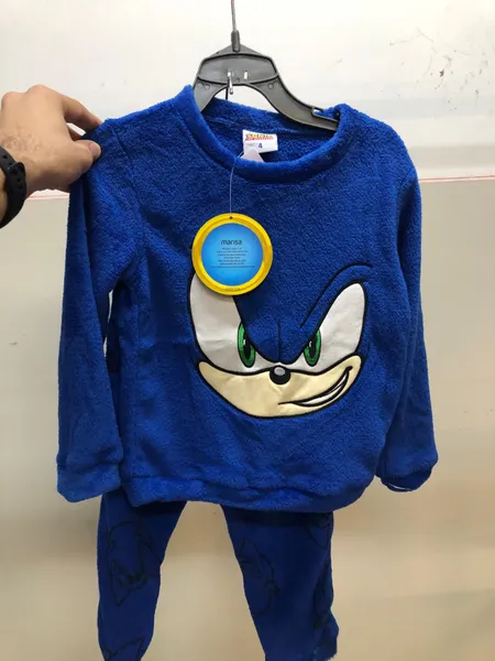 pijama do sonic