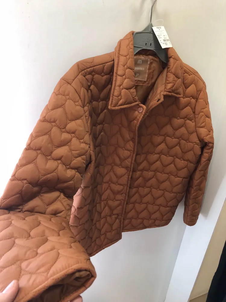 jaqueta puffer marisa corações p