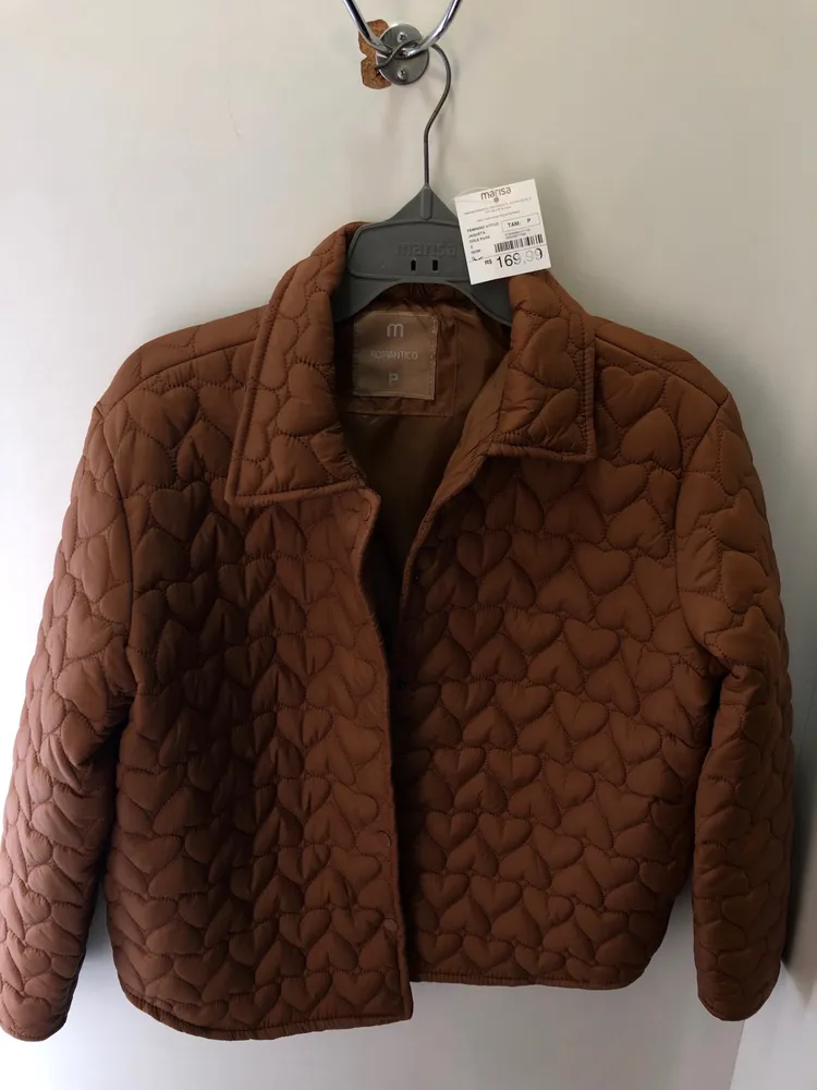 jaqueta puffer marisa corações p