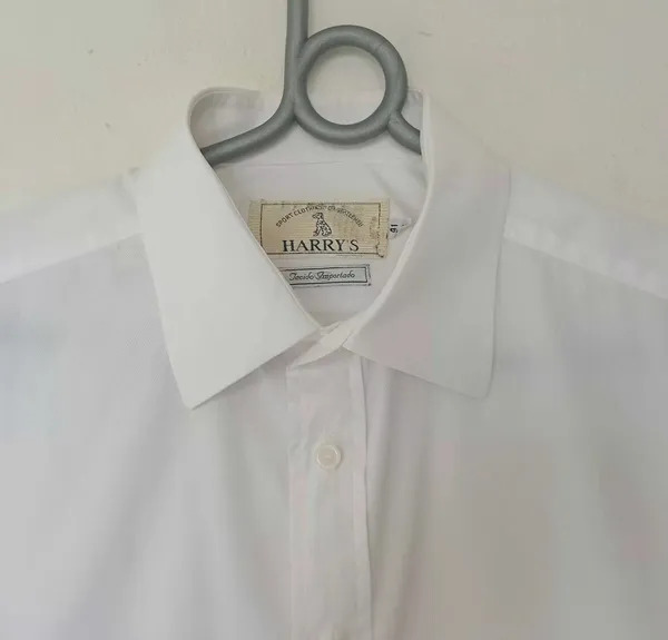 Camisa branca Harrys vintage algodão importado