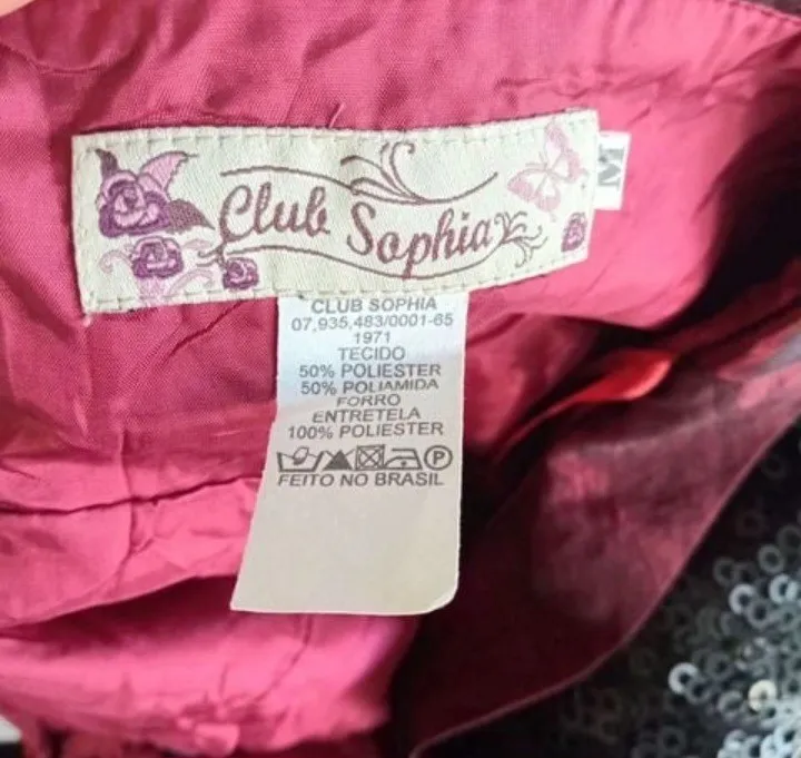 Vestido tomara que caia bordado anos 2000