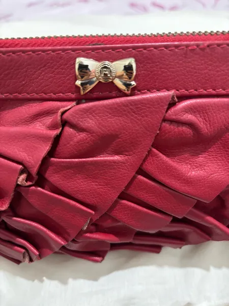 Bolsa Transversal em couro - Vermelha