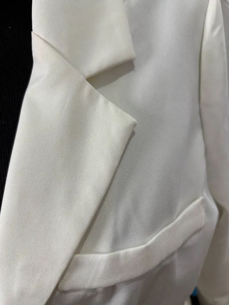 Blusa Cropped Off-White Feminino