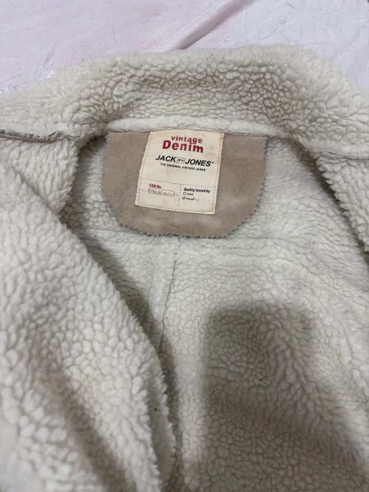 Casaco Masculino Suede Com forro Sherpa
