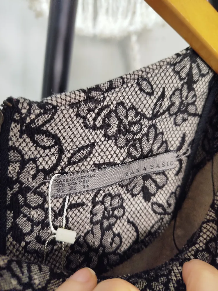 vestido em modal Zara