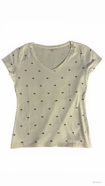 Blusa com marcas da logo Tommy Hilfiger