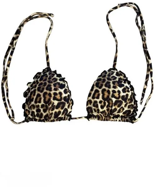Top de Biquíni Oncinha Animal Print