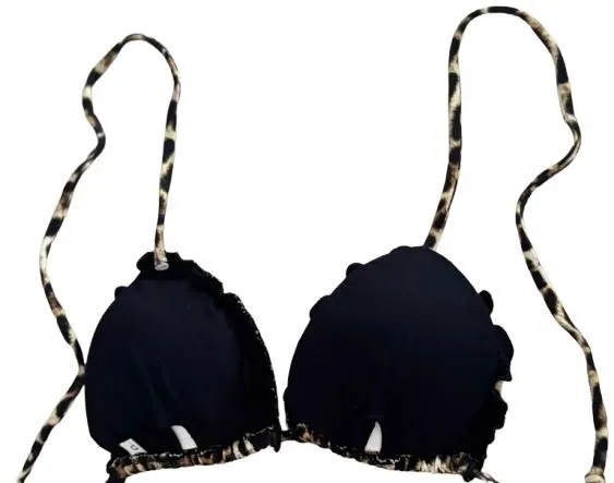 Top de Biquíni Oncinha Animal Print