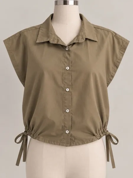 blusa tom verde caqui