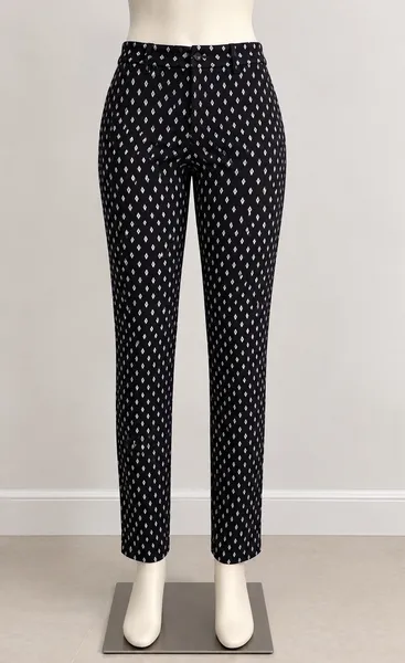 Calça preta com detalhes brancos da marca GAP
