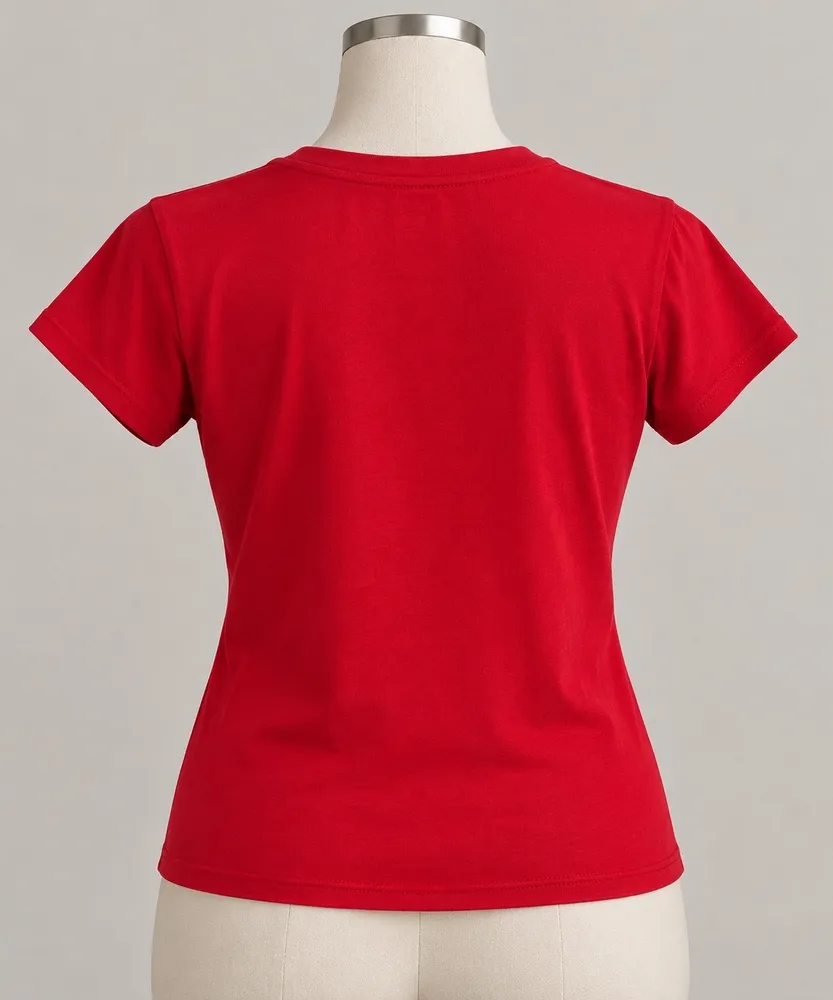 Blusa básica vermelha