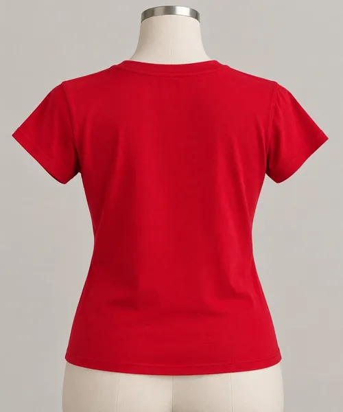 Blusa básica vermelha
