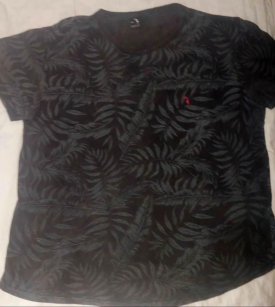 camisa de manga, estampada, da marca south & co., original