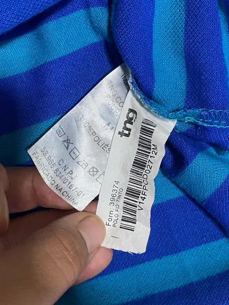 camiseta polo tng M
