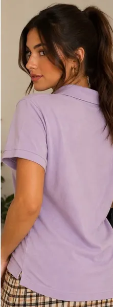 camiseta masculina lacoste lilas 46