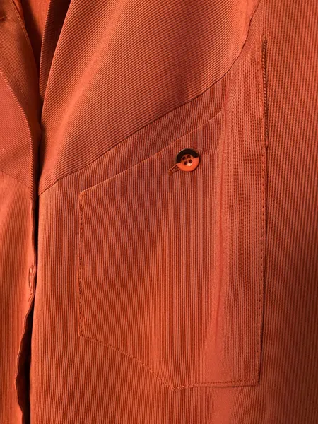 Vestido vintage terracota 44