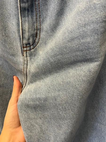 Calça jeans reta