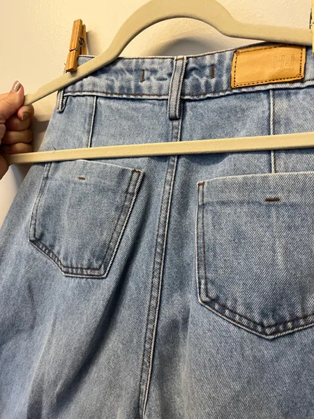 Calça jeans reta