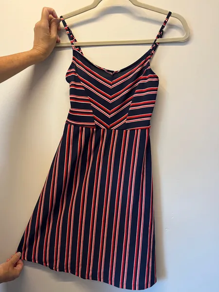 Vestido listrado