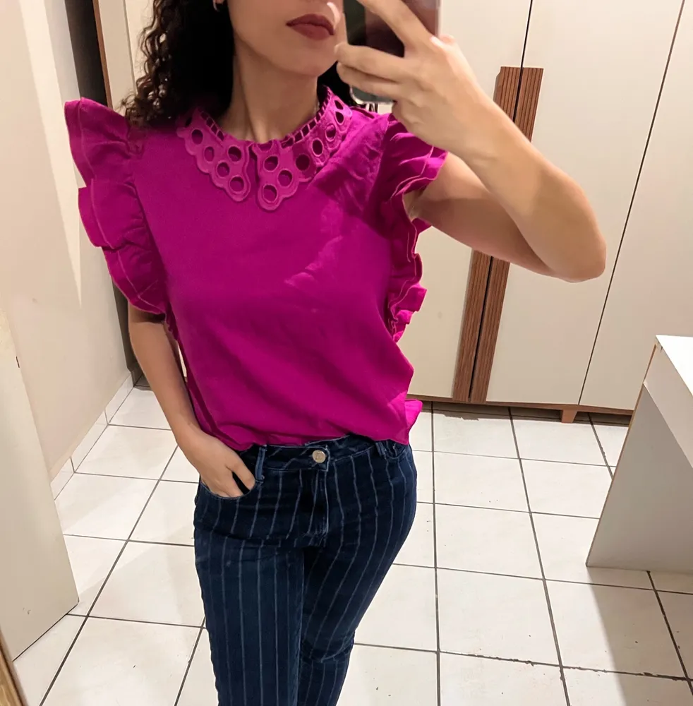Blusa rosa fucsia shein