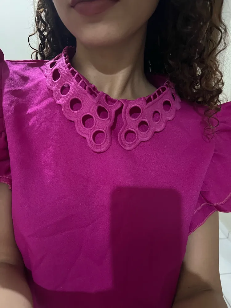 Blusa rosa fucsia shein