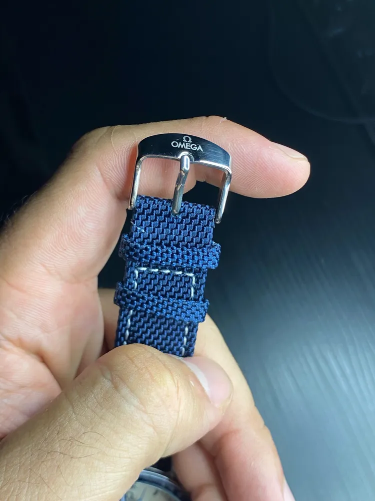 Relogio speedmaster azul masculino