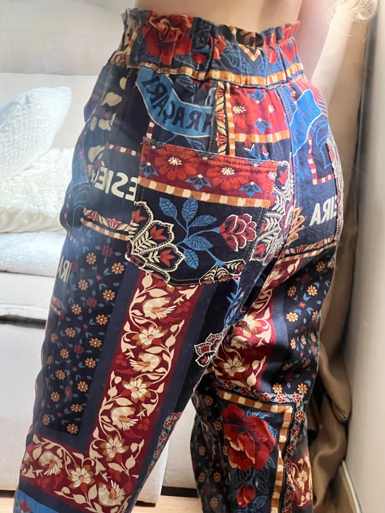 Calça estampada farm