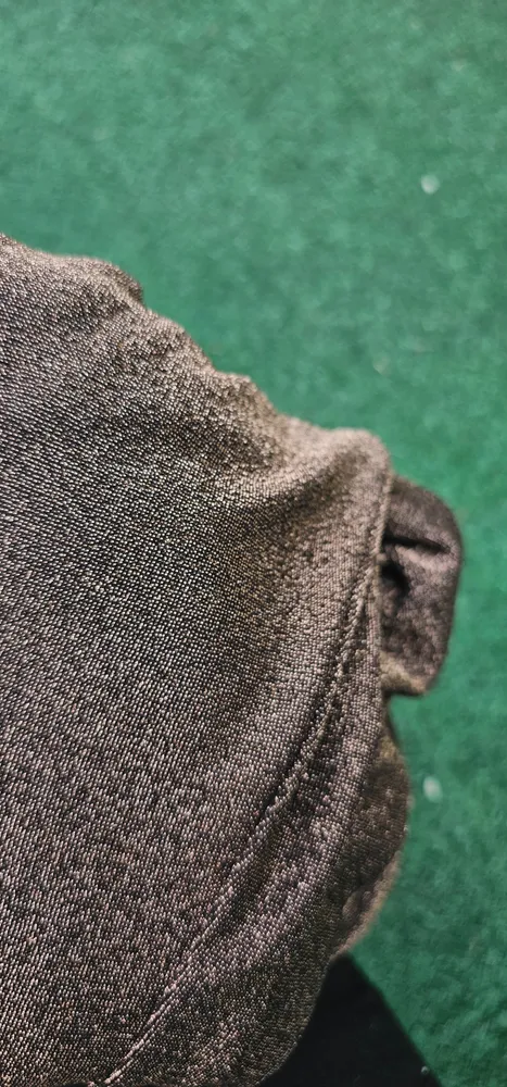Calca pantalona metalizada