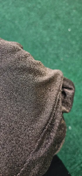 Calca pantalona metalizada