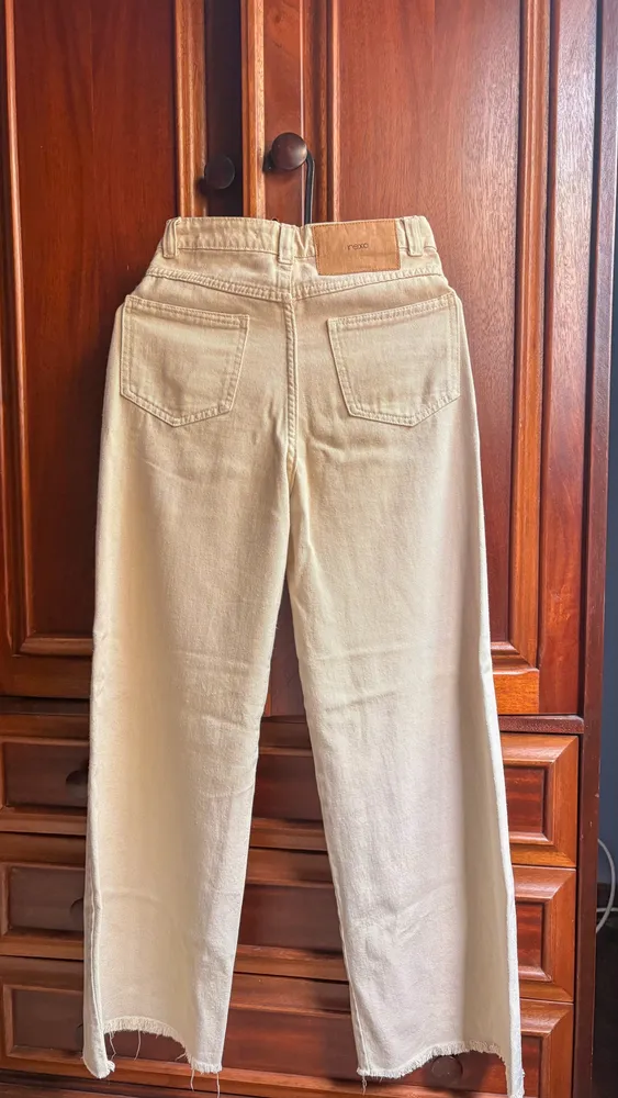 calça nexo bege, tamanho 32