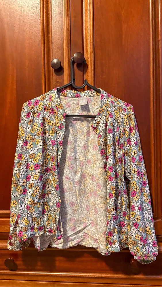 blusa social hering, tamanho 10