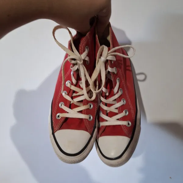 All Star Converse Vermelho Original Tam 34
