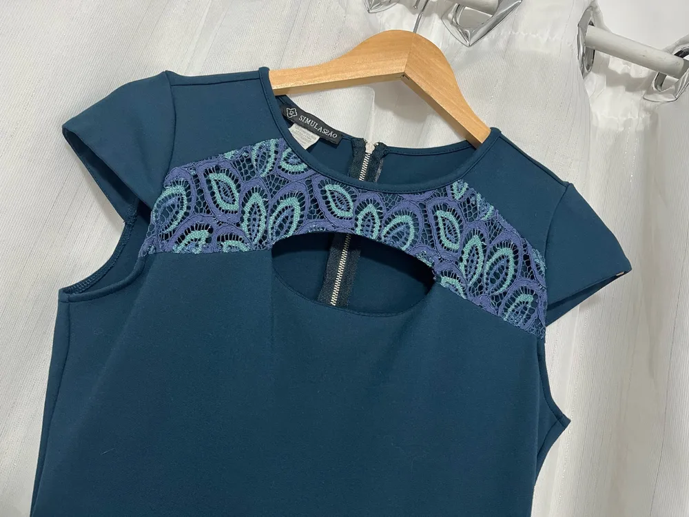 vestido azul