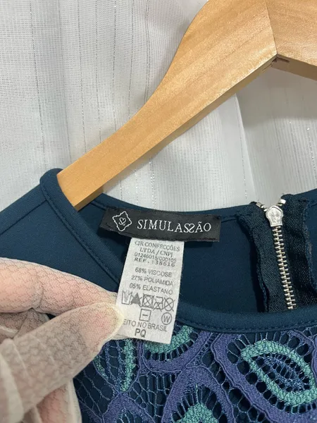 vestido azul